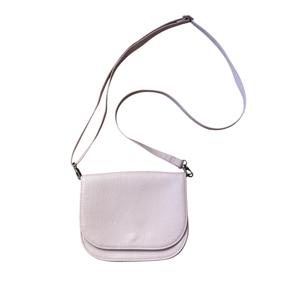 Thirty One Rose Pebbled Faux Leather Crossbody Convertible Belt Bag‎ NEW